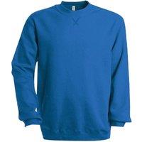 Kariban Men's Plain Crew Neck Sweatshirt in Royal | Size: Large