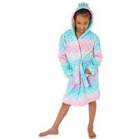 Animal Crazy Rainbow Mermaid Fleece Dressing Gown | Size: 11-12 Years