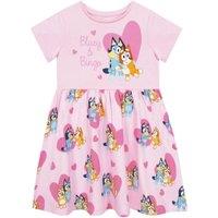 Bluey Girl's Summer Dress in Pink | Size: 4-5 Years