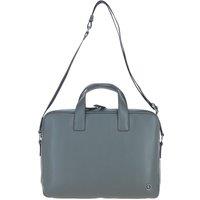 Brampton London Men's 'Maven' Real Leather Messenger Bag in Grey