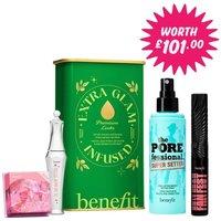 Extra Glam Infused Gift Set with Mascara, 24 Hour Brow Setter, Blusher & Setting Spray Gift Set (Worth £101)