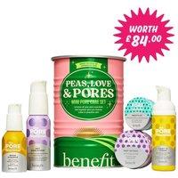 Peas, Love & Pores Skincare Cleanser, Toner, Face Mask & Moisturiser Gift Set (Worth £84)