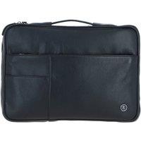 Brampton London 'Minimalist' Real Leather Organizer with Laptop Compartment in Black