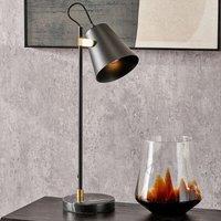 Ruma Black & Brushed Brass Task Table Lamp