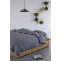 Panda London 100% Bamboo Duvet Cover in Dark Grey | Size: Double