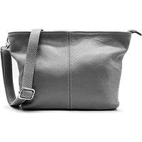 Small Genuine Italian Leather Shoulder Handbag With Detachable Strap