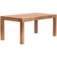 IH Design Duvid Light Mango Large Dining Table 6ft (180cm) in Brown