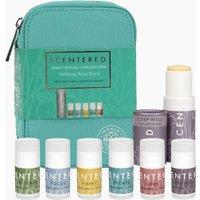 Scentered Women's Aromatherapy 'Daily Rituals' Gift Set & Sleep Well Balm, Travel Pouch