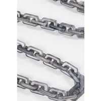 Sarta Women's Square Link Acrylic Bag Strap Dark Grey