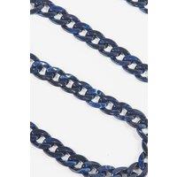 Sarta Women's Curb Link Acrylic Bag Strap Navy Blue