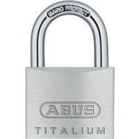 ABUS 64TI/40mm TITALIUM Padlock Triple Pack in White