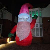 Samuel Alexander Giant: 20ft (6m) Outdoor Inflatable Light up Christmas Gonk with Raised Arm & LEDs
