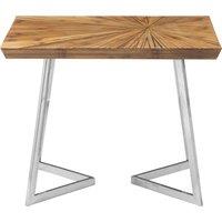 Orsina Stylish Design Side Table, Durable Constructed Rectangular Side Table, Unique Modern Side Table For Lounge in Silver