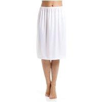 Camille Women's Classic 24" Cling Resistant Under Skirt Half Slip in White | Size: 24