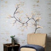 Marco Paul Christmas Artificial Garland Decoration in Light Brown | Size: 6ft
