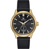 Heritor Automatic Men's Argento Leather-Band Watch in Gold