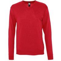 SOL'S Men's Galaxy V Neck Sweater in Red | Size: Large
