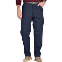 Chums Men's Multi-Pocket Water-Repellent Action Trousers in Navy | Size: 40L
