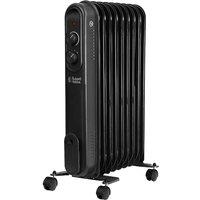 Russell Hobbs 2000W Electric Heater 9 fin Oil Filled Radiator RHOFR9004 in Black