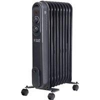 Russell Hobbs 2000W Electric Heater 9 fin Oil Filled Radiator RHOFR9004 in Dark Grey