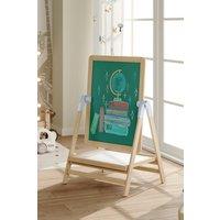 Rotating Double-Sided Wooden Art Easel for Kids and Toddlers