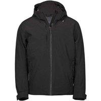 TEE JAYS Men's Waterproof Jacket in Jet Black | Size: Large