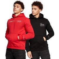 Crosshatch Men's Karver Hoodie 2pk in Black | Size: XL