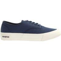 Seavees Men's Legend Sneaker Standard Lace-Up Blue Canvas Trainers | Size: 9