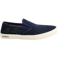 Seavees Men's Baja Portal Slip-On Blue Nubuck Leather Shoes | Size: 8