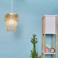 ValueLights Gold Ceiling Pendant Droplets Shade