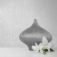 Muriva Textured Metallic Wallpaper Roll in Grey