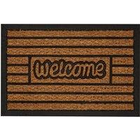 Orsina Filta Welcome Coir Panama Doormat in Natural | Size: 100 cm diameter