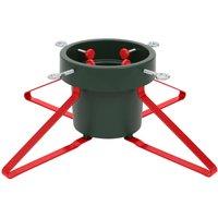 Harbour Housewares Classic Real Christmas Tree Stand - 5.5in - Metal Live Xmas Tree Holder in Green