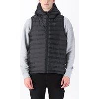 Luke 1977 Men's New Global Hooded Gilet in Black | Size: XL