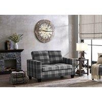 Home Detail Enderby Velvet 2 Seater Sofa in Dark Grey