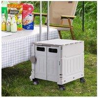 Multifunctional Trolley Case Large Capacity Collapsible Storage Cart