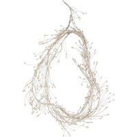 Love Lace Eight Sequence Warm White Cluster LED String Light in Clear