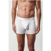 Arlo Hudson Men's Plain Tencel Trunk in White | Size: Small