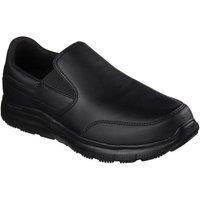 Skechers Men's Flex Advantage SR Bronwood Occupational Shoe in Black | Size: 8
