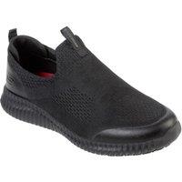 Skechers Men's Cessnock Colleton Slip Resistant Shoe in Black | Size: 8