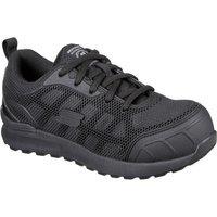 Skechers Women's Bulklin Ayak Safety Shoes in Black | Size: 8