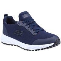 Skechers Women's Squad SR Occupational Shoe in Navy | Size: 4