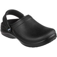 Skechers Workwear Women's Riverbound Pasay Clog in Black | Size: 7