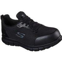 Skechers Women's Sure Track Jixie Safety Shoes in Black | Size: 6