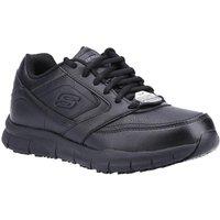 Skechers Women's Nampa Wyola Occupational Shoes in Black | Size: 4