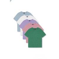Smith & Jones Men's 5 Pack 'Boden' T-Shirt | Size: XL