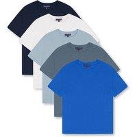 Smith & Jones Men's 5 Pack 'Bluesy' T-Shirt | Size: XL