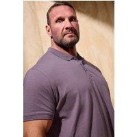 BadRhino Men's Polo Shirt in Purple | Size: 5-6XL