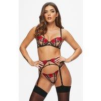 Ann Summers Women's Caged Rose Non Padded Balcony Bra | Size: 34B