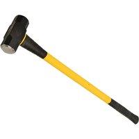 Faithfull Sledge Hammer Fibreglass Handle 3.18Kg (7Lb) in Yellow